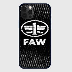 Чехол iPhone 12 Pro Max FAW с потертостями на темном фоне