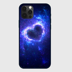 Чехол iPhone 12 Pro Max Галактика любви - neon heart