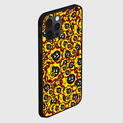 Чехол для iPhone 12 Pro Max Serious Sam logo pattern, цвет: 3D-черный — фото 2