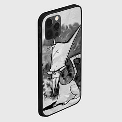 Чехол для iPhone 12 Pro Max Кот зловред - червяк джим, цвет: 3D-черный — фото 2