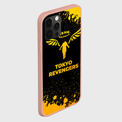 Чехол для iPhone 12 Pro Max Tokyo Revengers - gold gradient, цвет: 3D-светло-розовый — фото 2