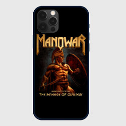 Чехол для iPhone 12 Pro Max Manowar rock, цвет: 3D-черный