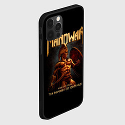 Чехол для iPhone 12 Pro Max Manowar rock, цвет: 3D-черный — фото 2