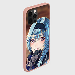 Чехол для iPhone 12 Pro Max Эола Genshin Impact, цвет: 3D-светло-розовый — фото 2