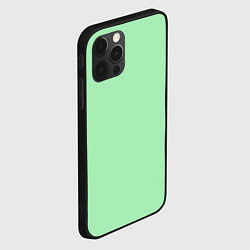 Чехол для iPhone 12 Pro Max Мятный радуга, цвет: 3D-черный — фото 2