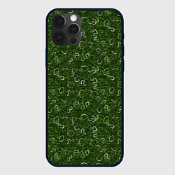 Чехол для iPhone 12 Pro Max Милитари лента, цвет: 3D-черный