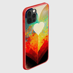 Чехол для iPhone 12 Pro Max Your heart, цвет: 3D-красный — фото 2
