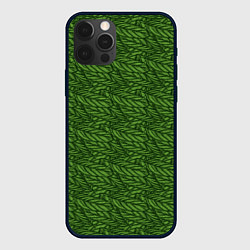 Чехол для iPhone 12 Pro Max Милитари перо, цвет: 3D-черный