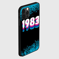 Чехол для iPhone 12 Pro Max Made in 1983: vintage art, цвет: 3D-черный — фото 2