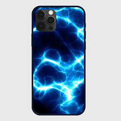 Чехол для iPhone 12 Pro Max Молния грозовая - электрические разряды, цвет: 3D-черный