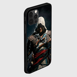 Чехол для iPhone 12 Pro Max Assassins Creed 4, цвет: 3D-черный — фото 2