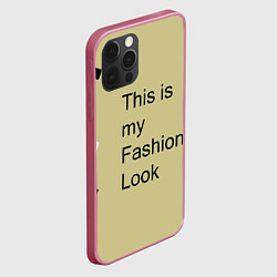 Чехол для iPhone 12 Pro Max This is my fashion look, цвет: 3D-малиновый — фото 2