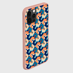 Чехол для iPhone 12 Pro Max Абстрактный орнамент, цвет: 3D-светло-розовый — фото 2