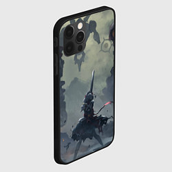 Чехол для iPhone 12 Pro Max Genshin Impact - Ноэль готовится к битве, цвет: 3D-черный — фото 2