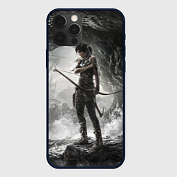 Чехол для iPhone 12 Pro Max Лара Крофт, цвет: 3D-черный