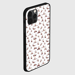 Чехол для iPhone 12 Pro Max Усы и носы, цвет: 3D-черный — фото 2