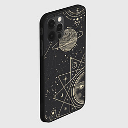 Чехол для iPhone 12 Pro Max Мистические узоры, цвет: 3D-черный — фото 2