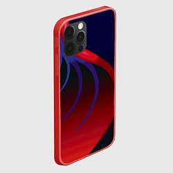 Чехол для iPhone 12 Pro Max Красные и синие щупальца, цвет: 3D-красный — фото 2