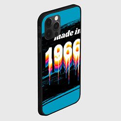 Чехол для iPhone 12 Pro Max Made in 1966: liquid art, цвет: 3D-черный — фото 2