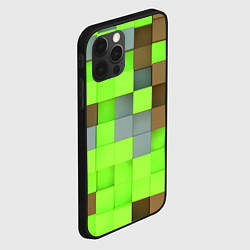 Чехол для iPhone 12 Pro Max Артем майнкрафт, цвет: 3D-черный — фото 2