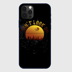 Чехол для iPhone 12 Pro Max Don t look up, цвет: 3D-черный