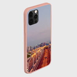 Чехол для iPhone 12 Pro Max Санкт-Петербург: Васильевский остров, цвет: 3D-светло-розовый — фото 2