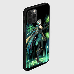 Чехол для iPhone 12 Pro Max Аль-Хайтам - взрыв стихий, цвет: 3D-черный — фото 2