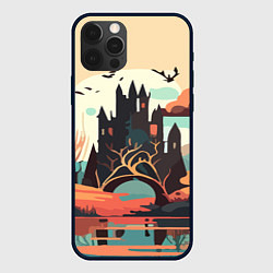 Чехол для iPhone 12 Pro Max Autumn Castle - Huf&Sya, цвет: 3D-черный