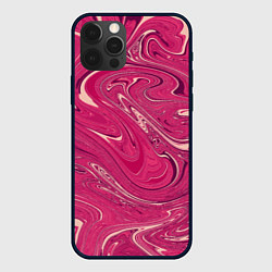 Чехол для iPhone 12 Pro Max Яркая волна, цвет: 3D-черный
