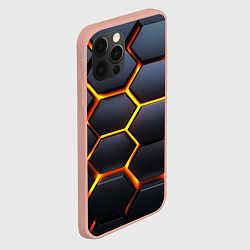 Чехол для iPhone 12 Pro Max Плиты брони, цвет: 3D-светло-розовый — фото 2