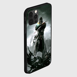 Чехол для iPhone 12 Pro Max Dishonored steampunk, цвет: 3D-черный — фото 2