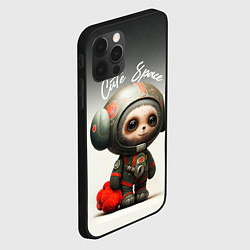 Чехол для iPhone 12 Pro Max Cute Space, цвет: 3D-черный — фото 2