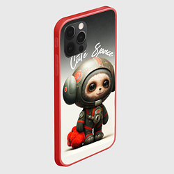 Чехол для iPhone 12 Pro Max Cute Space, цвет: 3D-красный — фото 2