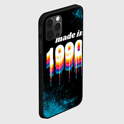 Чехол для iPhone 12 Pro Max Made in 1990: liquid art, цвет: 3D-черный — фото 2
