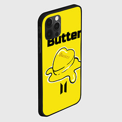 Чехол для iPhone 12 Pro Max BTS butter, цвет: 3D-черный — фото 2