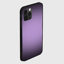 Чехол для iPhone 12 Pro Max Сиреневый градиент, цвет: 3D-черный — фото 2
