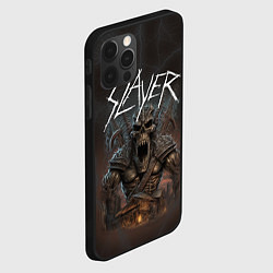 Чехол для iPhone 12 Pro Max Slayer rock monster, цвет: 3D-черный — фото 2
