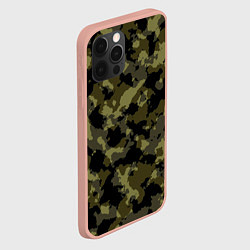 Чехол для iPhone 12 Pro Max Тропический камуфляж, цвет: 3D-светло-розовый — фото 2