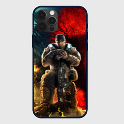 Чехол для iPhone 12 Pro Max Gears of War Маркус Феникс, цвет: 3D-черный