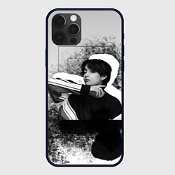 Чехол для iPhone 12 Pro Max Тэхён и его тень, цвет: 3D-черный