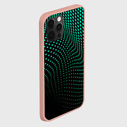 Чехол для iPhone 12 Pro Max Изгибаемые точки, цвет: 3D-светло-розовый — фото 2