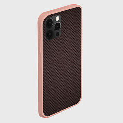 Чехол для iPhone 12 Pro Max Стильный и строгий ромбик, цвет: 3D-светло-розовый — фото 2