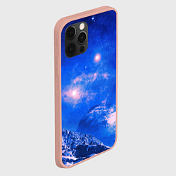 Чехол для iPhone 12 Pro Max Бескрайний космос, цвет: 3D-светло-розовый — фото 2
