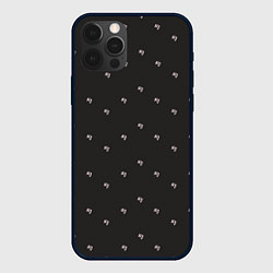 Чехол для iPhone 12 Pro Max Бренд KJ - зигзагом, цвет: 3D-черный