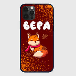 Чехол для iPhone 12 Pro Max Вера осенняя лисичка, цвет: 3D-черный