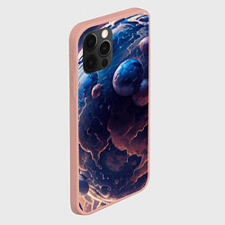 Чехол для iPhone 12 Pro Max Фантастический футбол, цвет: 3D-светло-розовый — фото 2