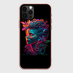 Чехол для iPhone 12 Pro Max The Neon Queen, цвет: 3D-светло-розовый