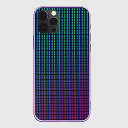 Чехол для iPhone 12 Pro Max Multicolored texture, цвет: 3D-сиреневый