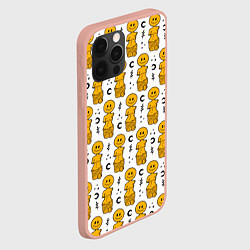 Чехол для iPhone 12 Pro Max Психоделические статуи, цвет: 3D-светло-розовый — фото 2
