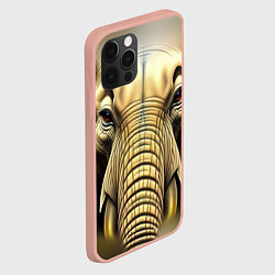 Чехол для iPhone 12 Pro Max Мой слон, цвет: 3D-светло-розовый — фото 2